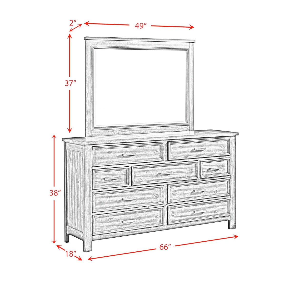 Sullivan - 9-Drawer Dresser
