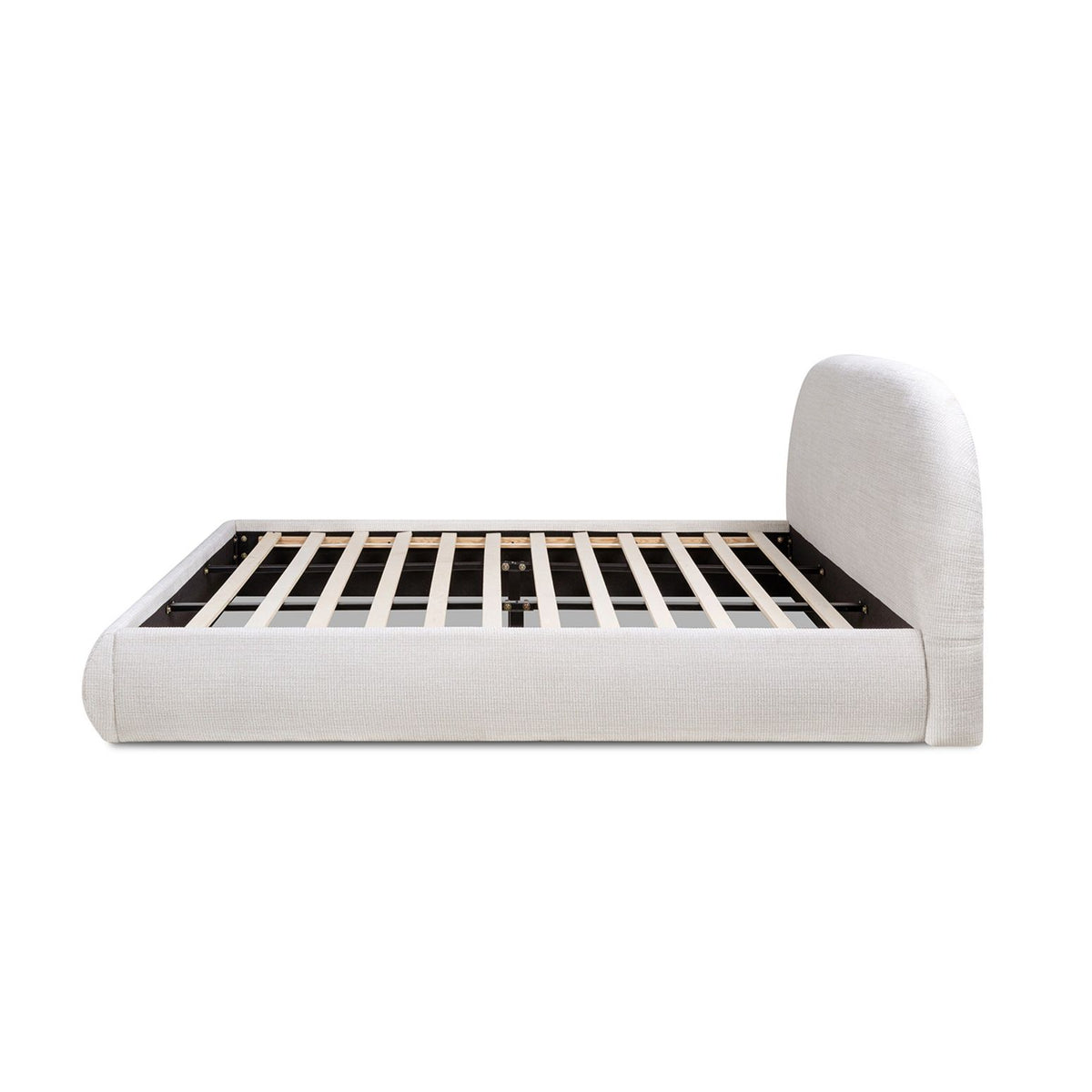 Archie Puffy Grounded - Upholstered Platform Bed