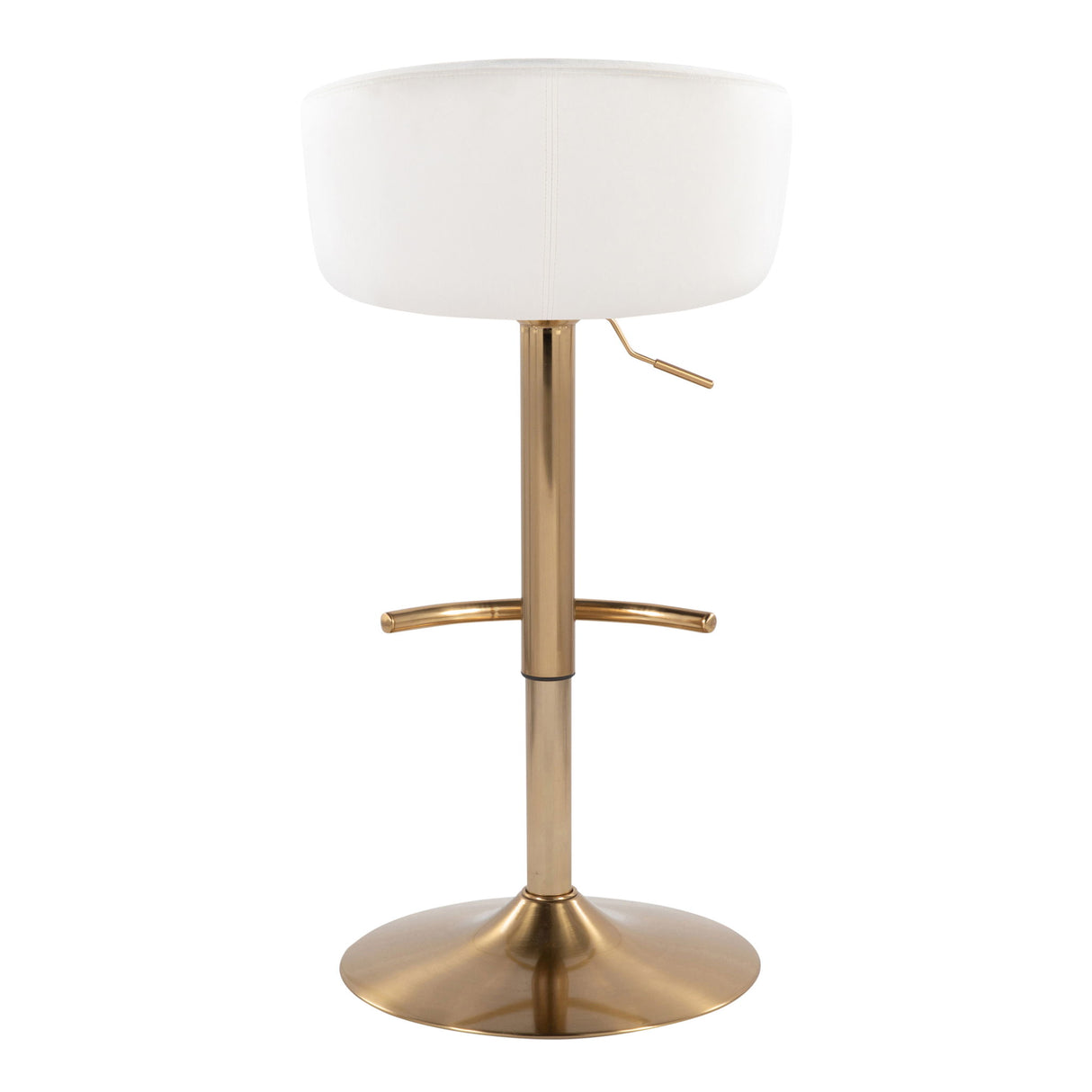 Claire - Contemporary / Glam Adjustable Bar Stool (Set of 2)