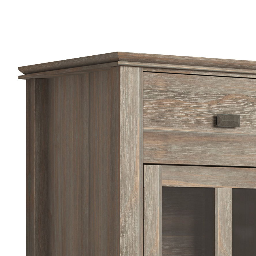 Sideboard Buffet Dining Room Cabinet Solid Wood Storage 54x36in