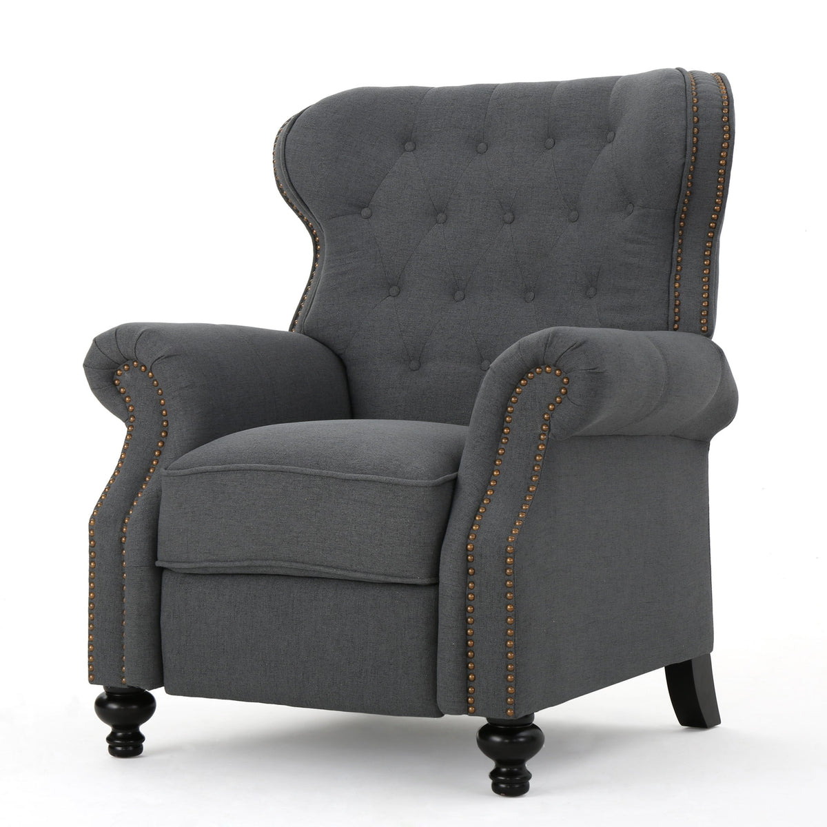 Modern Manual Push Back Recliner Chair