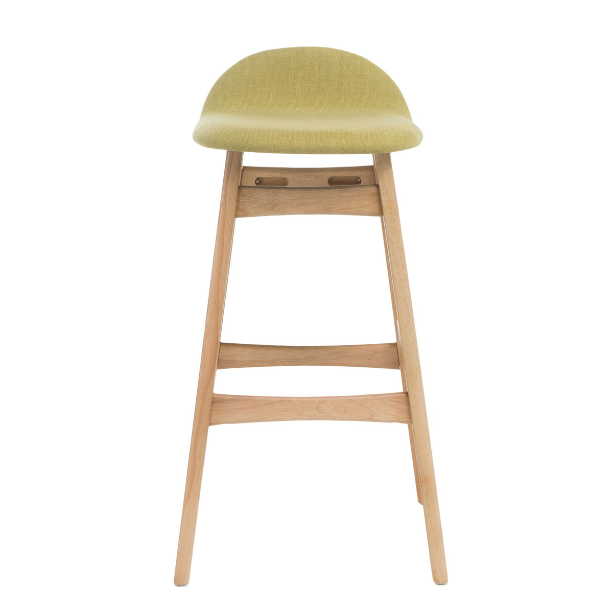 Contemporary Bar Stool With Stylish Seat And Small Backrest