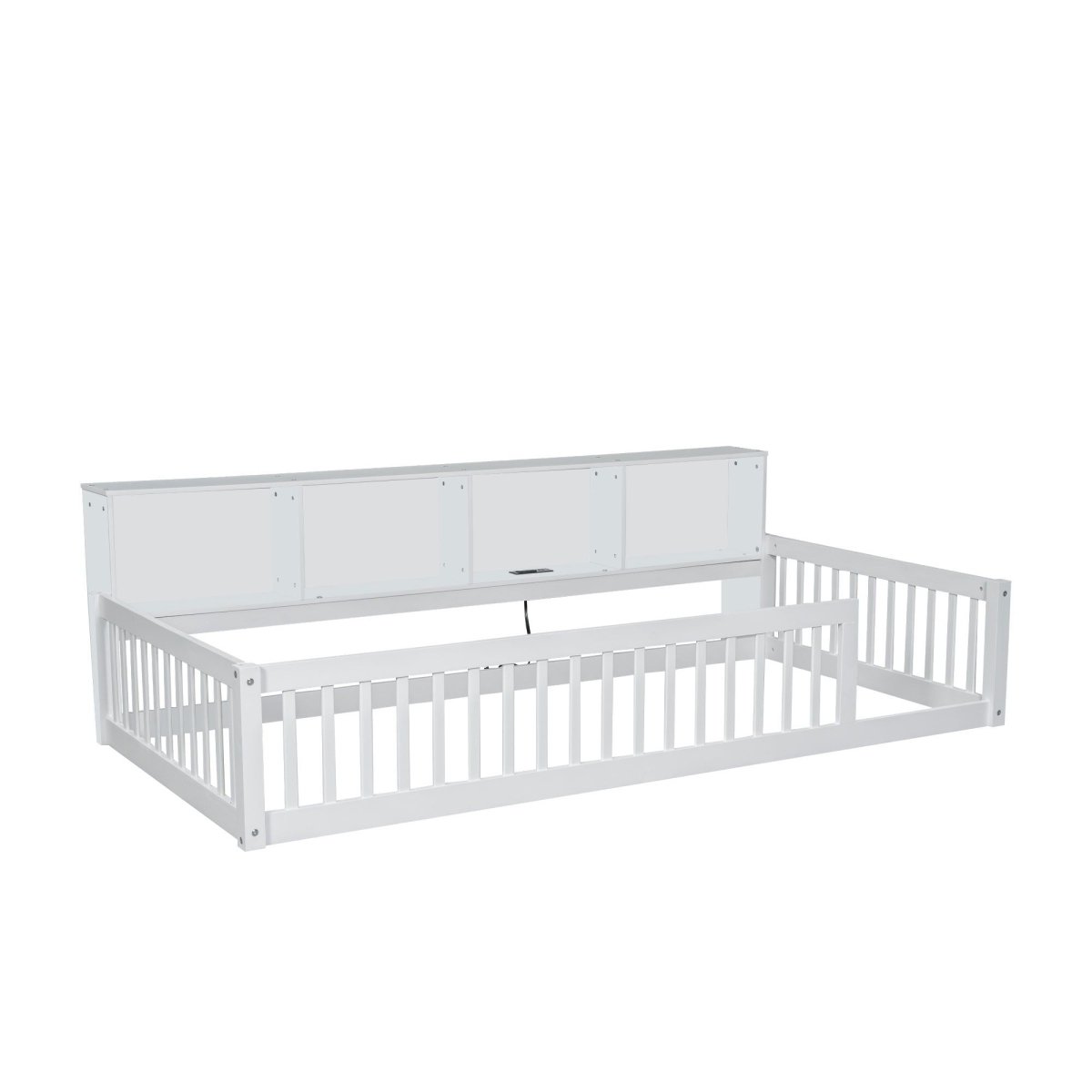 Floor Bed With Storage Cabinets And USB Ports - Storage Beds available at Alpine Outlets in Denver