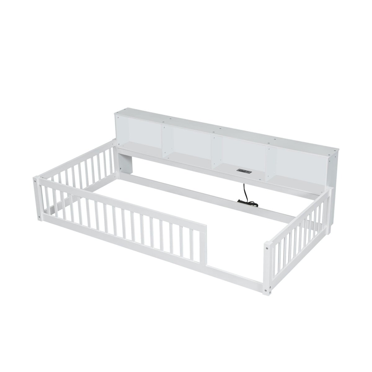 Floor Bed With Storage Cabinets And USB Ports - Storage Beds available at Alpine Outlets in Denver