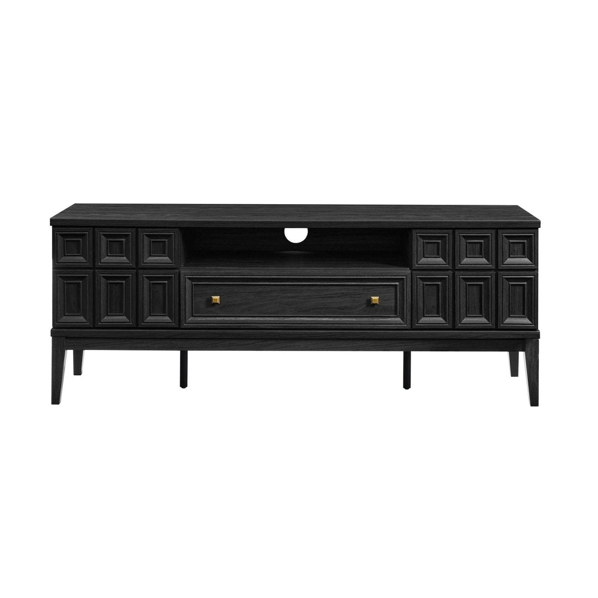 Geometric Panel TV Stand 59 Inch - TV Stands available at Alpine Outlets in Denver
