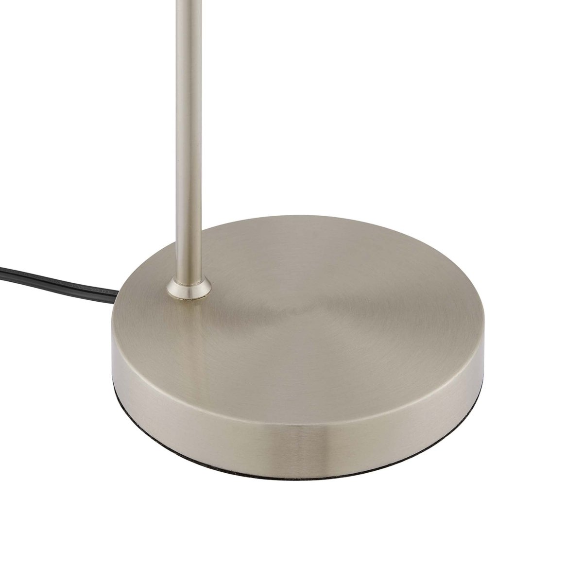 Glass Cone Table Lamp – Satin Nickel - Lighting - Alpine Outlets