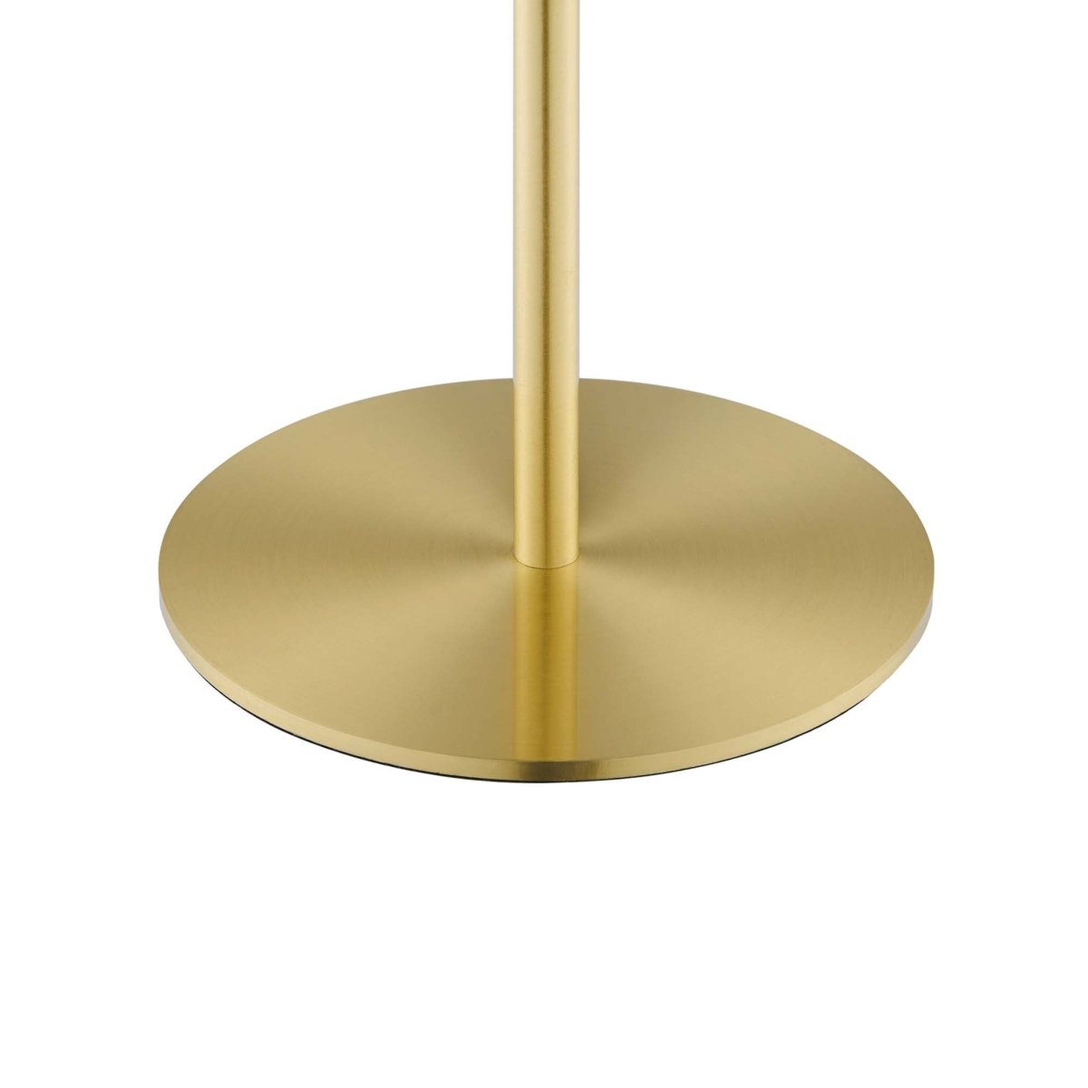 Glass Sphere Table Lamp β White and Satin Brass - Lighting - Alpine Outlets