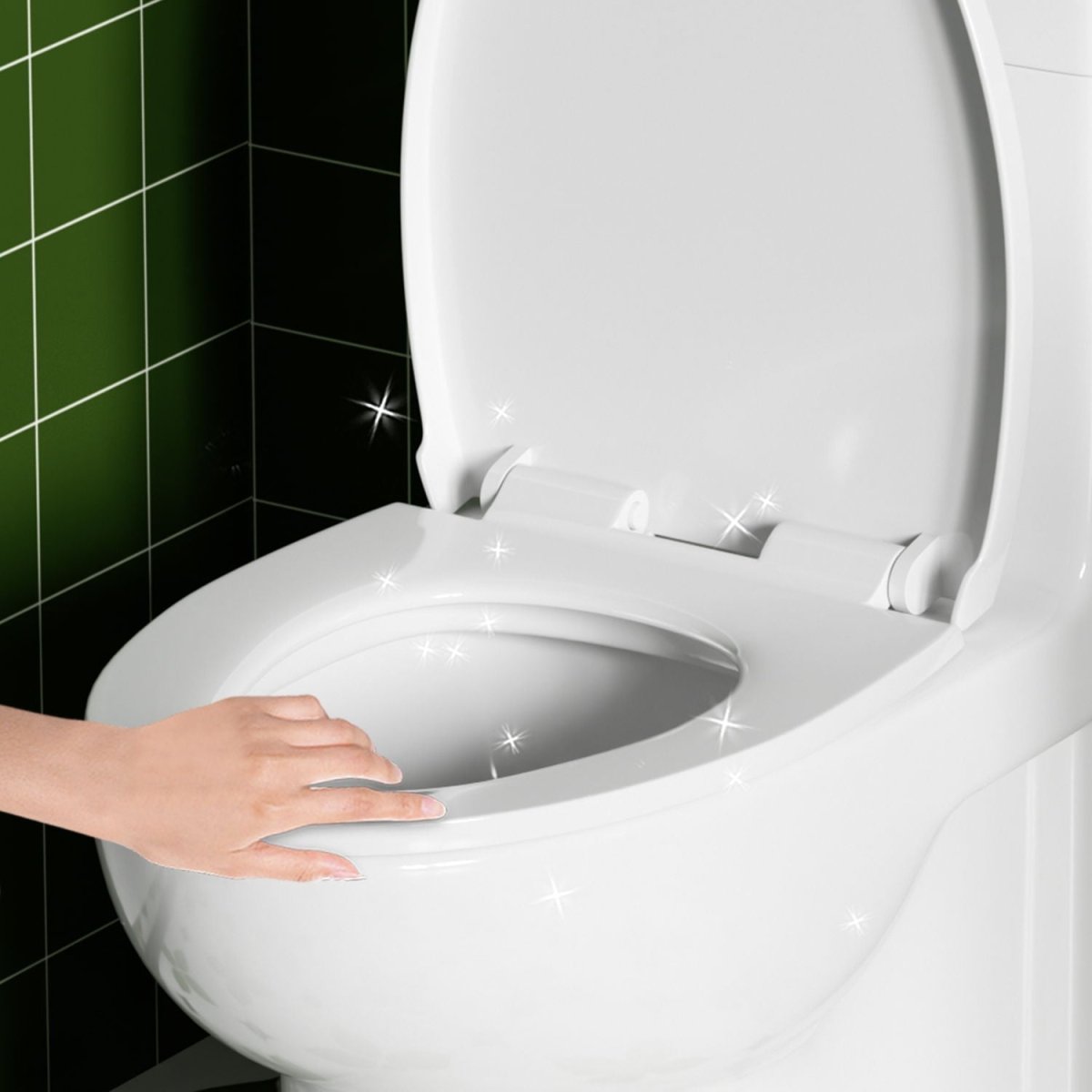 Gloss Tornado Flush 1 Piece Toilet With Soft Closing Seat, Water Saving Dual Flush - Gloss White - Toilets available at Alpine Outlets in Denver