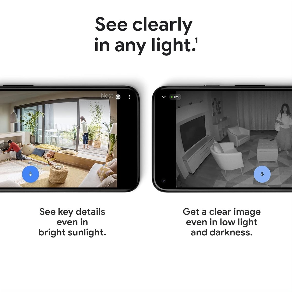 Google Nest Cam Indoor Wired (2nd Gen) – Snow, 1 Pack - Security Cameras available at Alpine Outlets in Denver