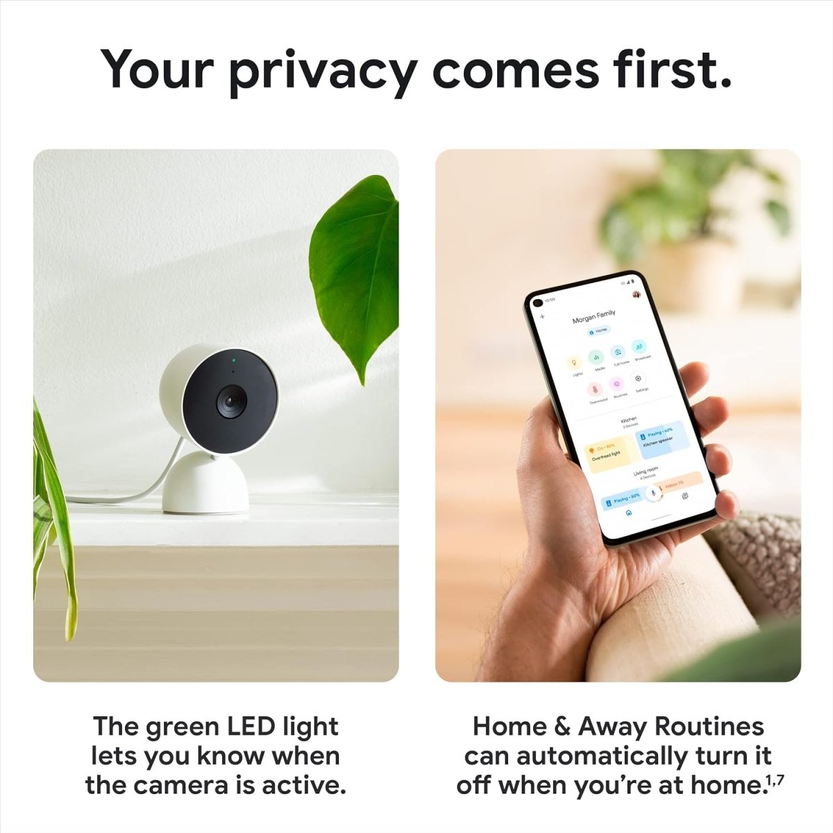 Google Nest Cam Indoor Wired (2nd Gen) – Snow, 1 Pack - Security Cameras available at Alpine Outlets in Denver
