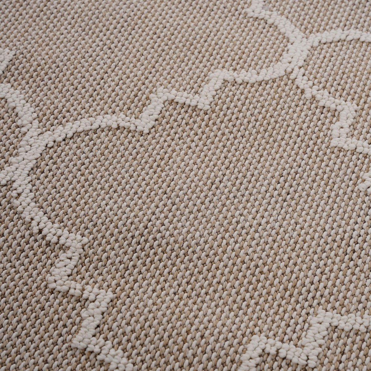 Guros - 6' X 9' Trellis Indoor / Outdoor Area Rug - Ivory - Area Rugs available at Alpine Outlets in Denver