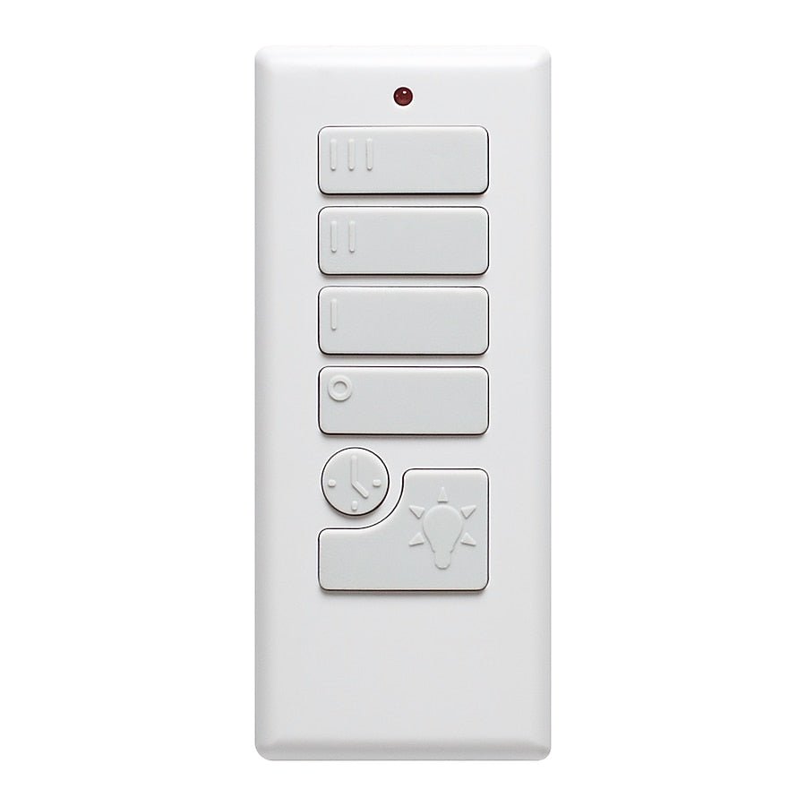 Harbor Breeze Universal 4.72-in 3-Speed 3-Setting White Plastic Indoor/Outdoor Angle Mount Capable Handheld Ceiling Fan Remote with Receiver Included - Smart Home Devices - Alpine Outlets