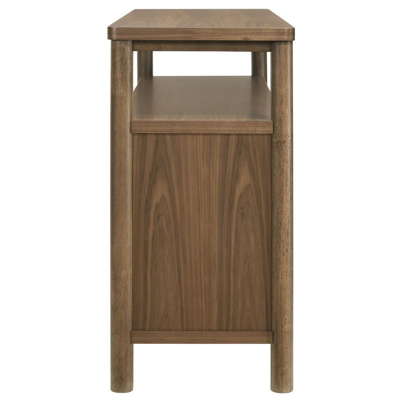 Crestmore Walnut Dining Sideboard Cabinet with Storage
