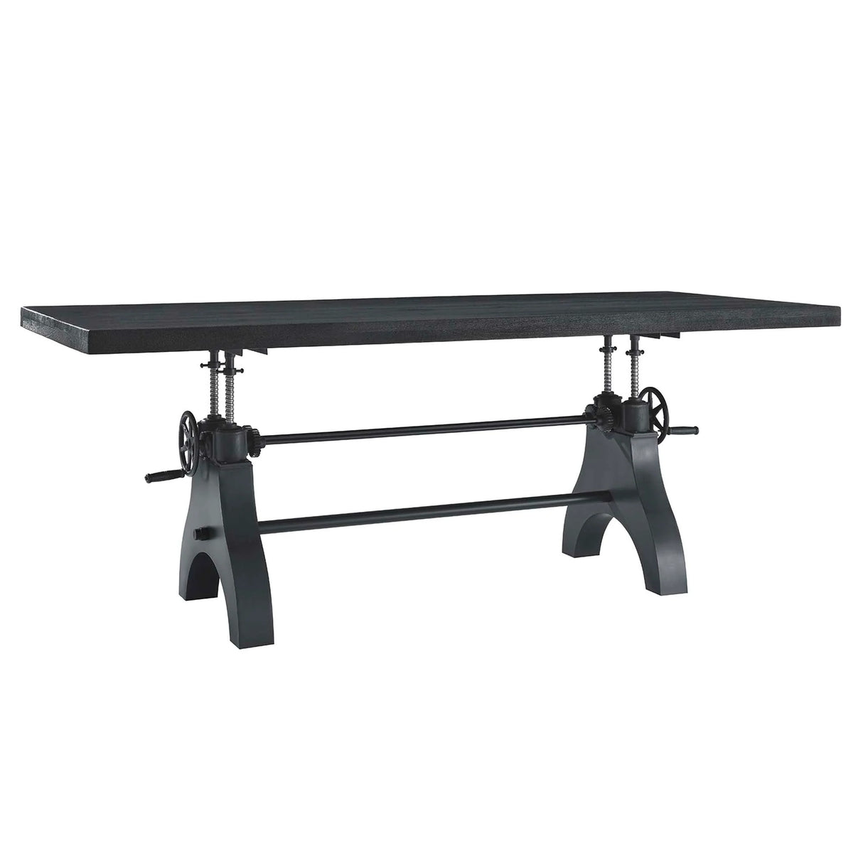 96 Inch Adjustable Height Solid Wood Dining and Conference Table