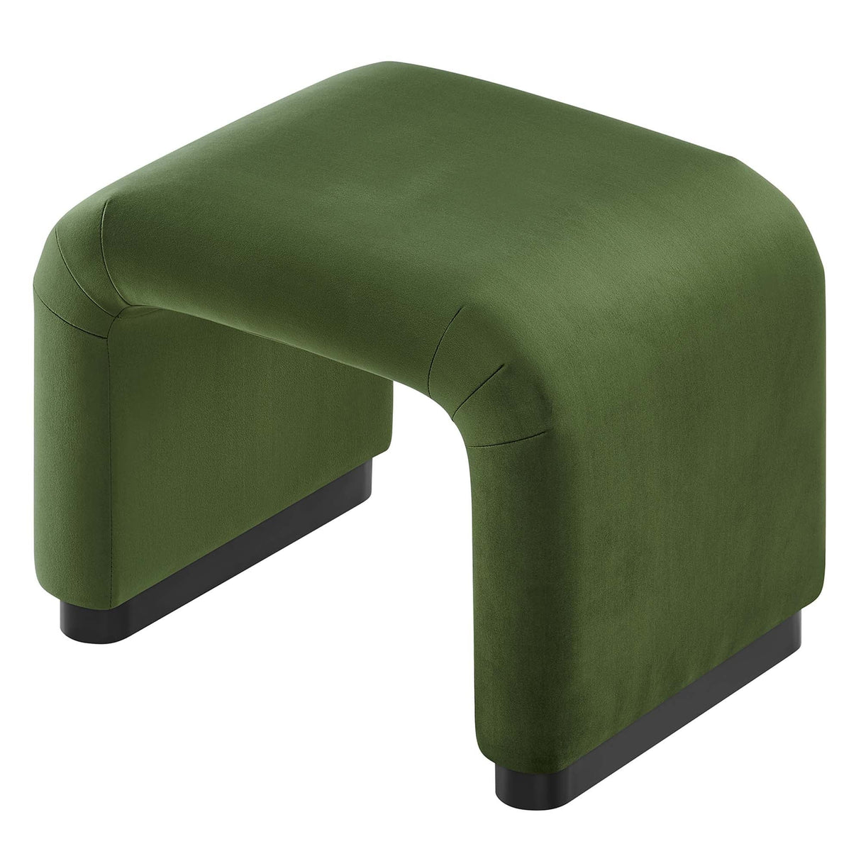 Waterfall Performance Velvet Stool – Velvet Upholstered 24 Inch