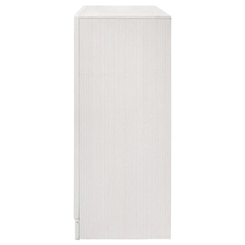 Miranda White 9-Drawer Glam Dresser with Hidden Jewelry Drawer