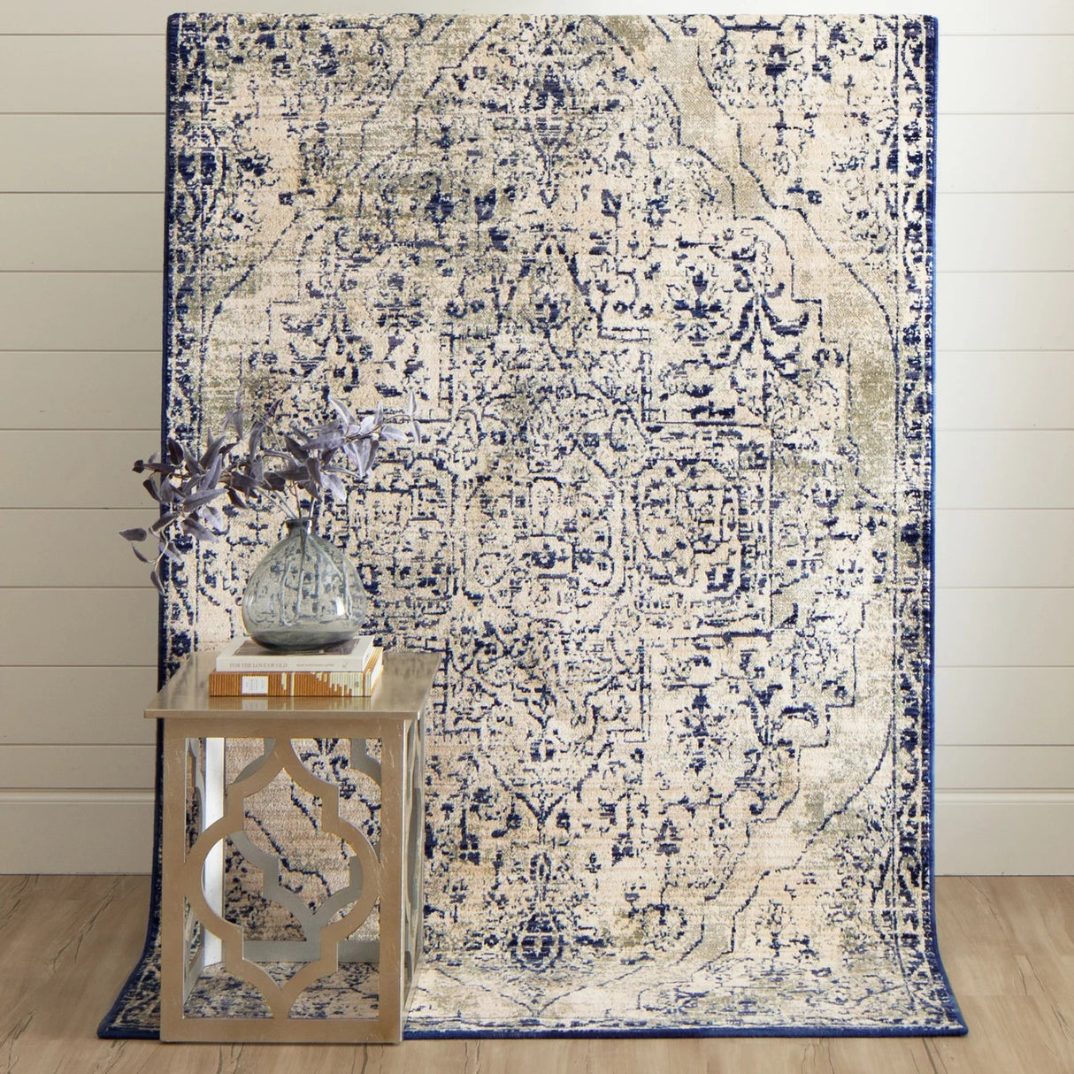 Karastan Tempest Slaney Cobalt Area Rug 5' X 8'
