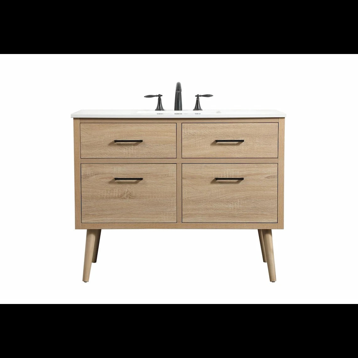 Boise 42 inch Free Standing Single Basin Vanity in White
