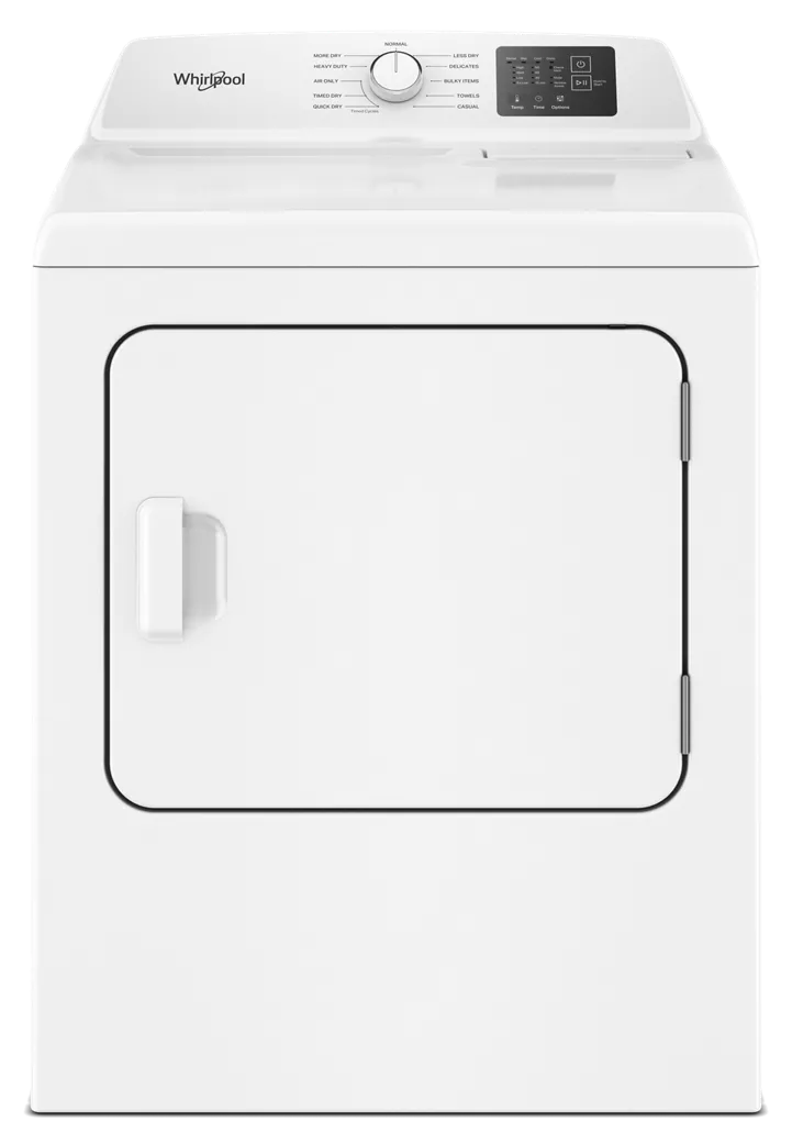 Whirlpool 7.0 cu. ft. Electric Dryer with Adaptive Dry - Vented Top Load Matching