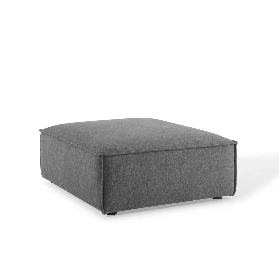 Modern Upholstered Fabric Sectional Ottoman – 42 Inch