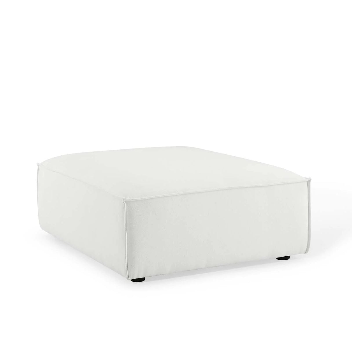 Modern Upholstered Fabric Sectional Ottoman – 42 Inch
