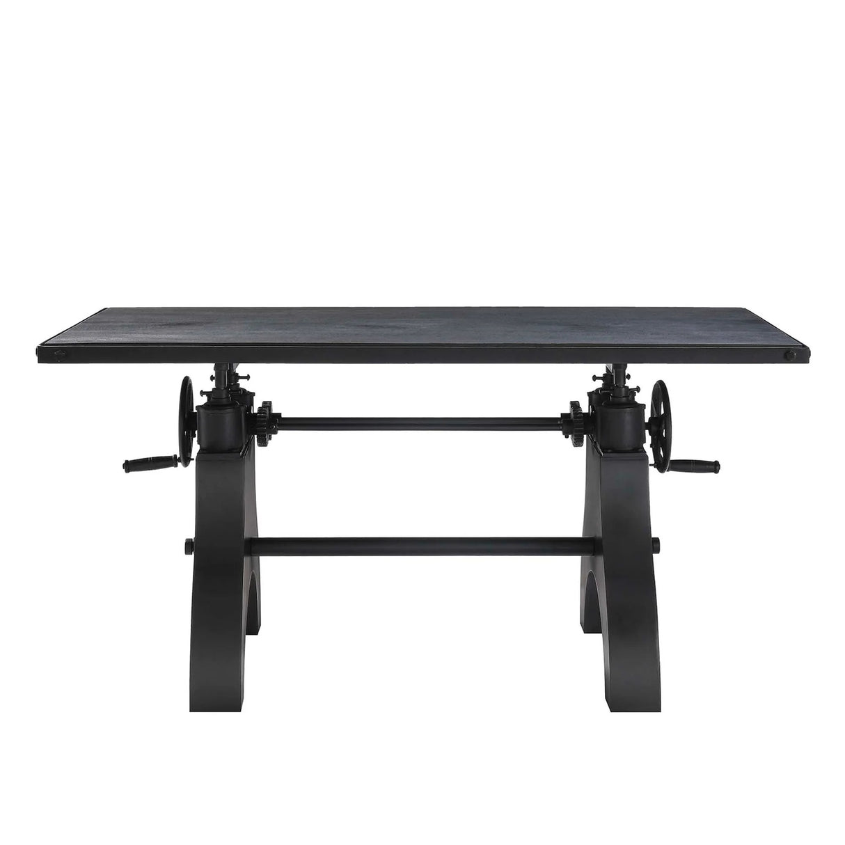 60 Inch Adjustable Height Solid Wood Dining Table and Desk