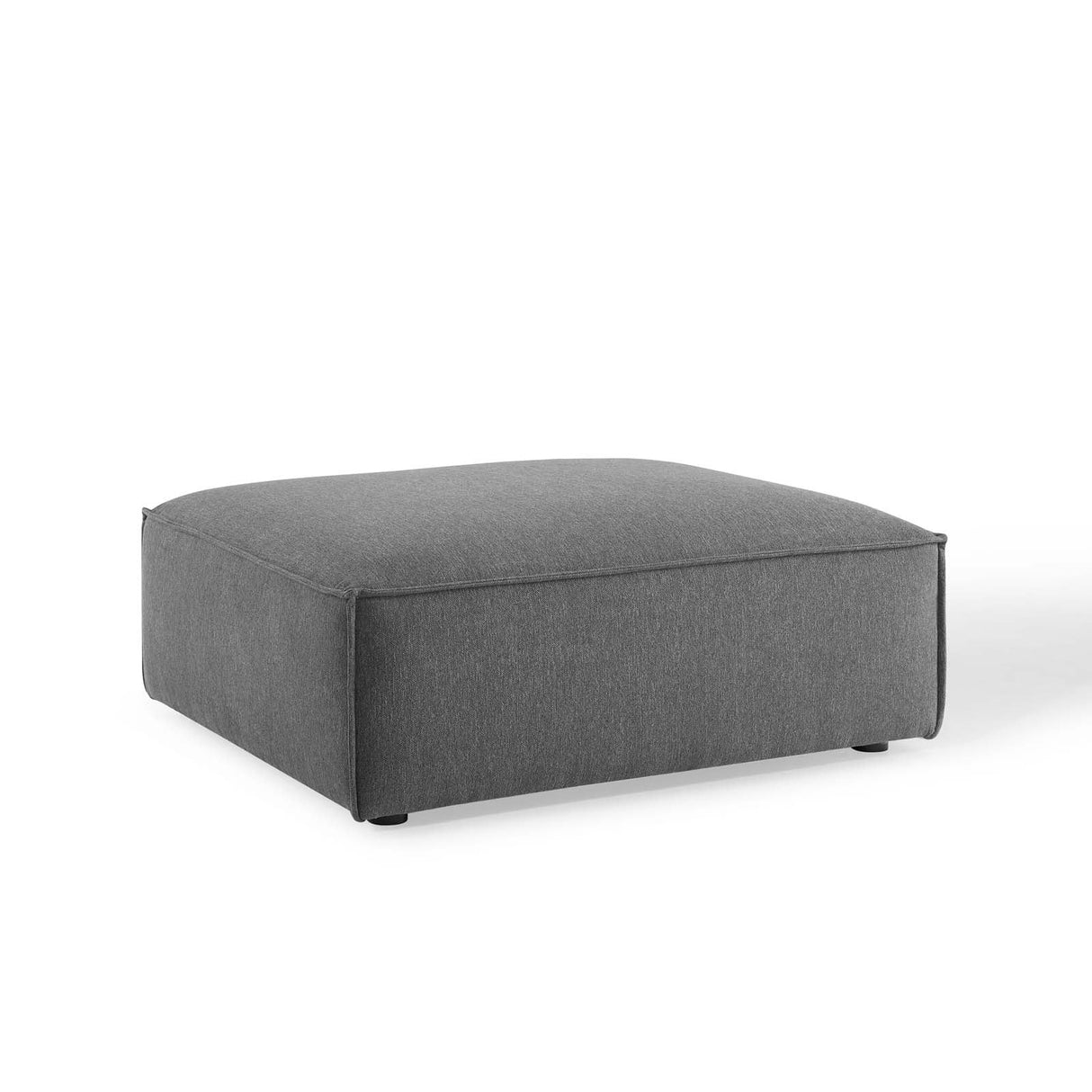 Modern Upholstered Fabric Sectional Ottoman – 42 Inch