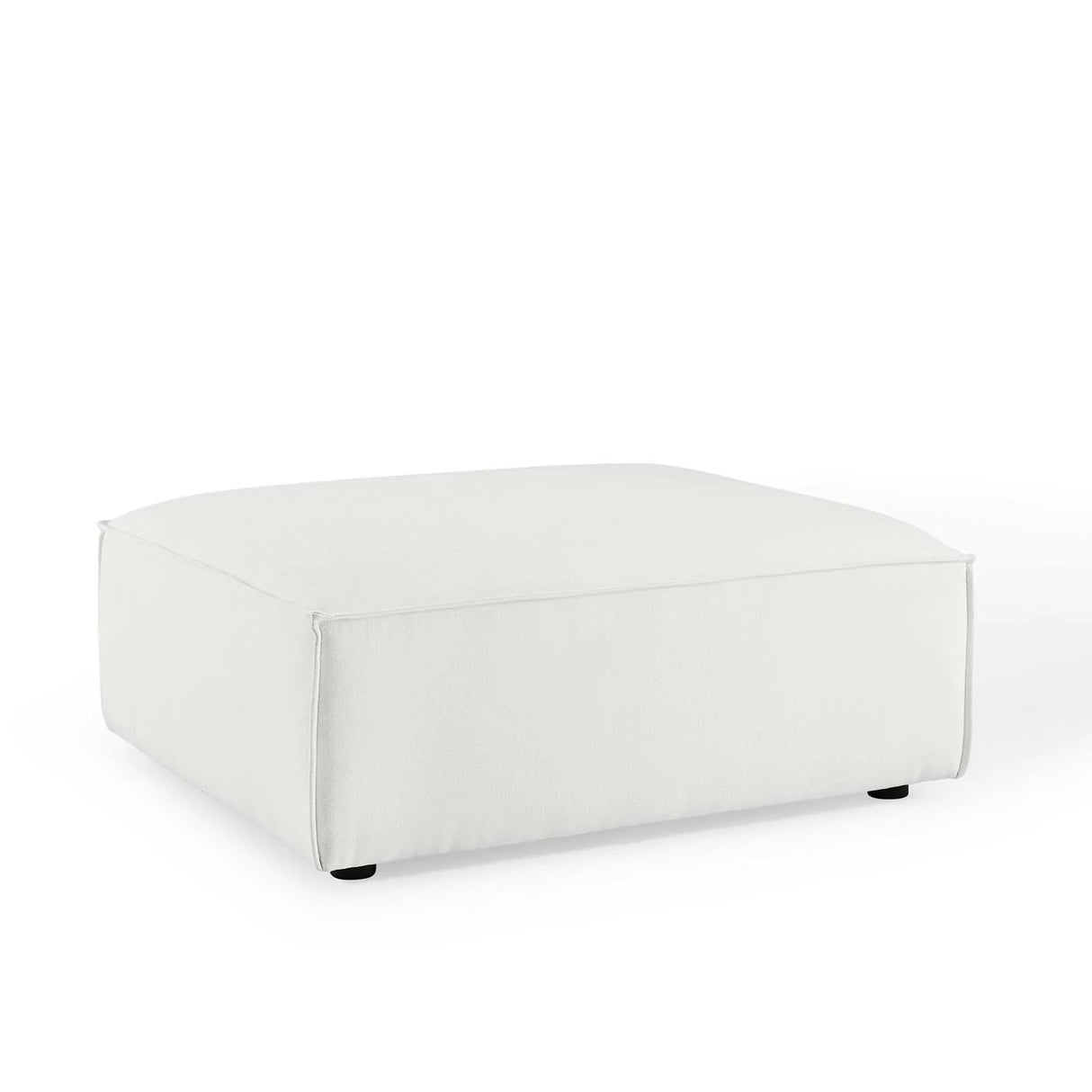 Modern Upholstered Fabric Sectional Ottoman – 42 Inch
