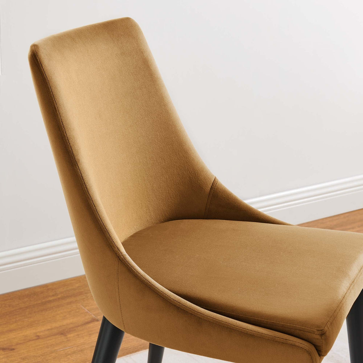 Vintage Modern Performance Velvet Dining Chairs Set of 2