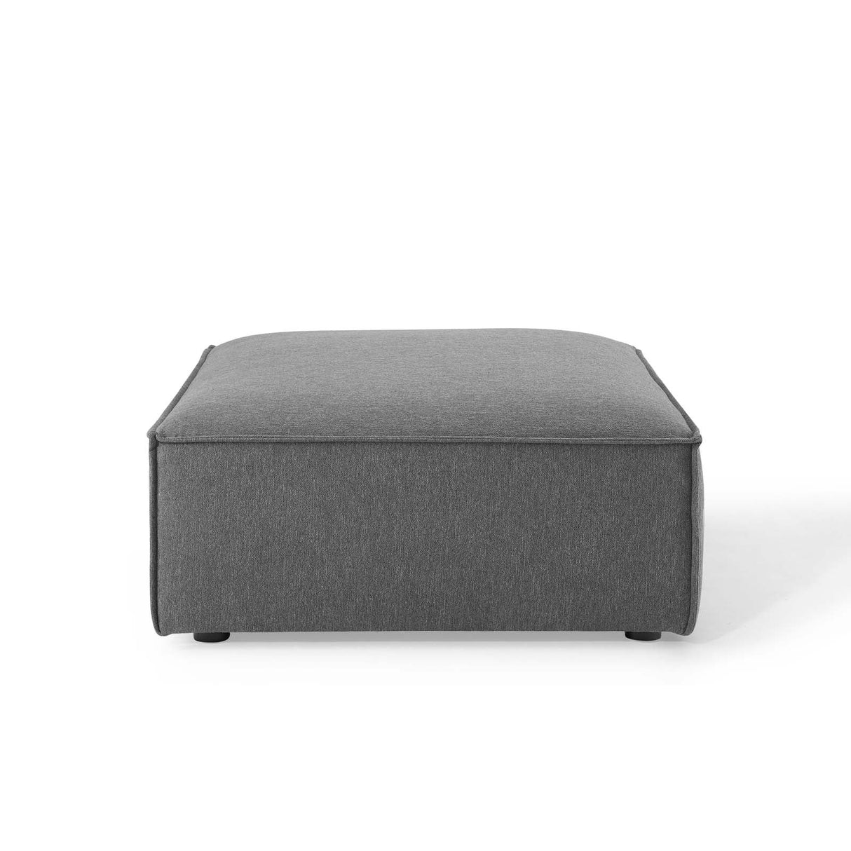 Modern Upholstered Fabric Sectional Ottoman – 42 Inch
