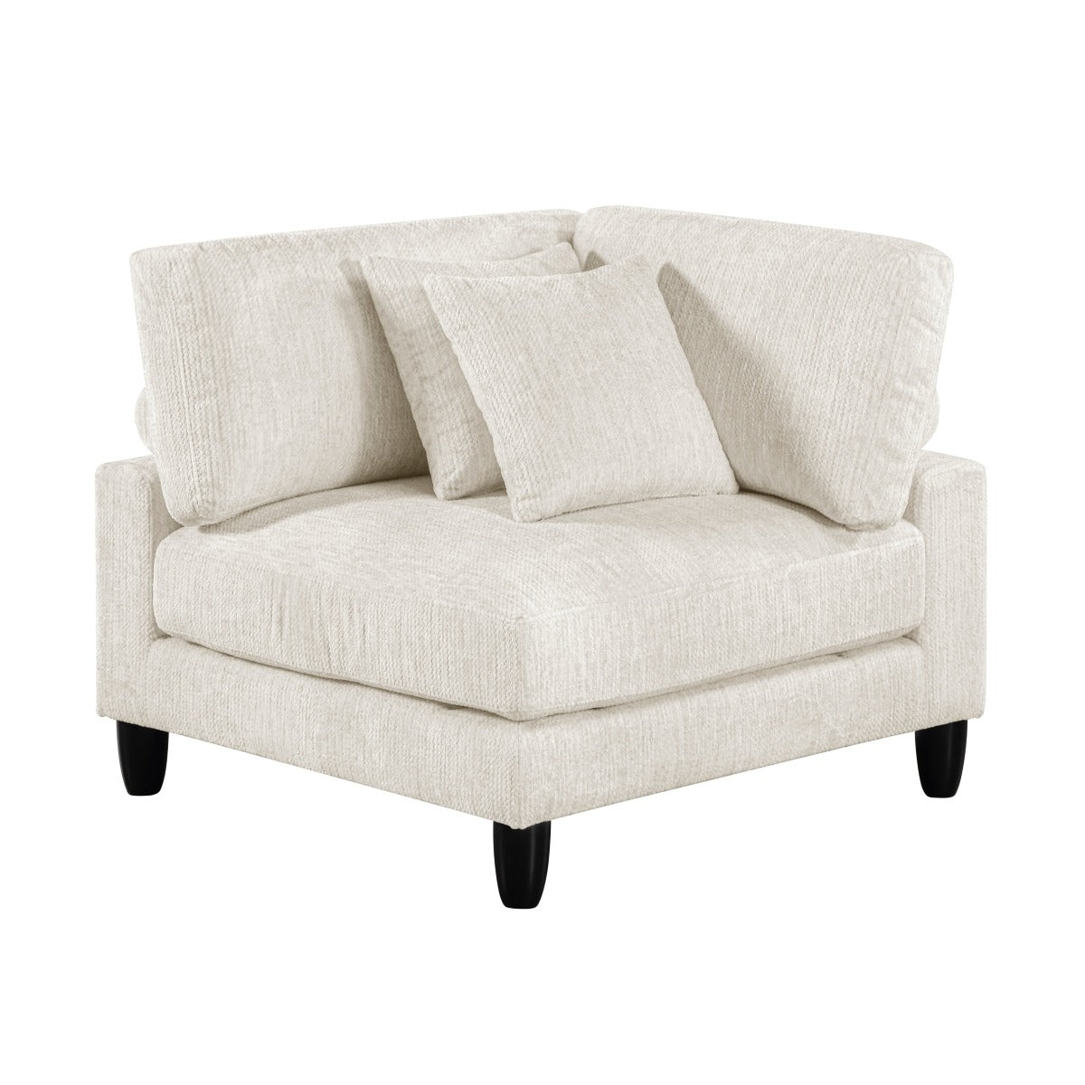 Skylum Textured Microfiber Modular Sectional Component