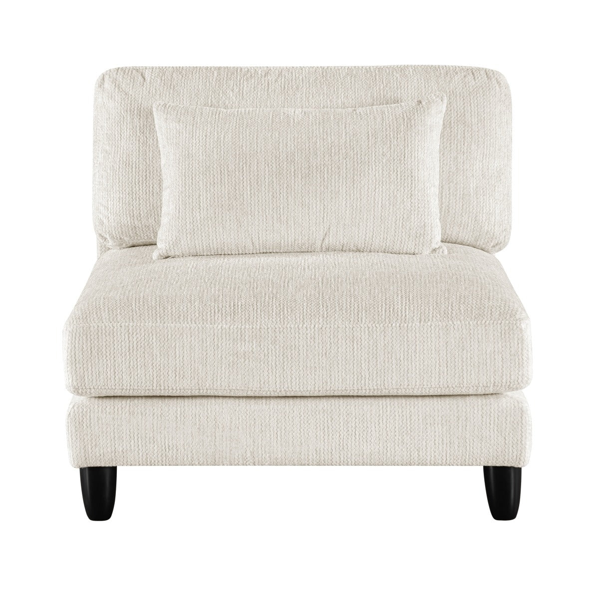Skylum Textured Microfiber Modular Sectional Component