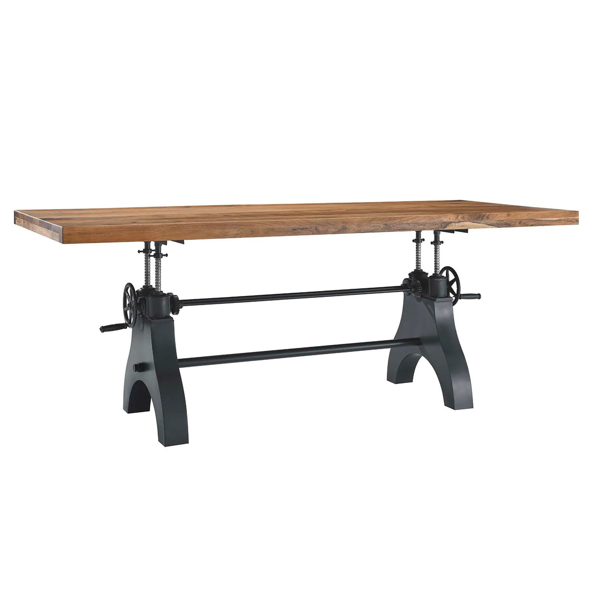 96 Inch Adjustable Height Solid Wood Dining and Conference Table