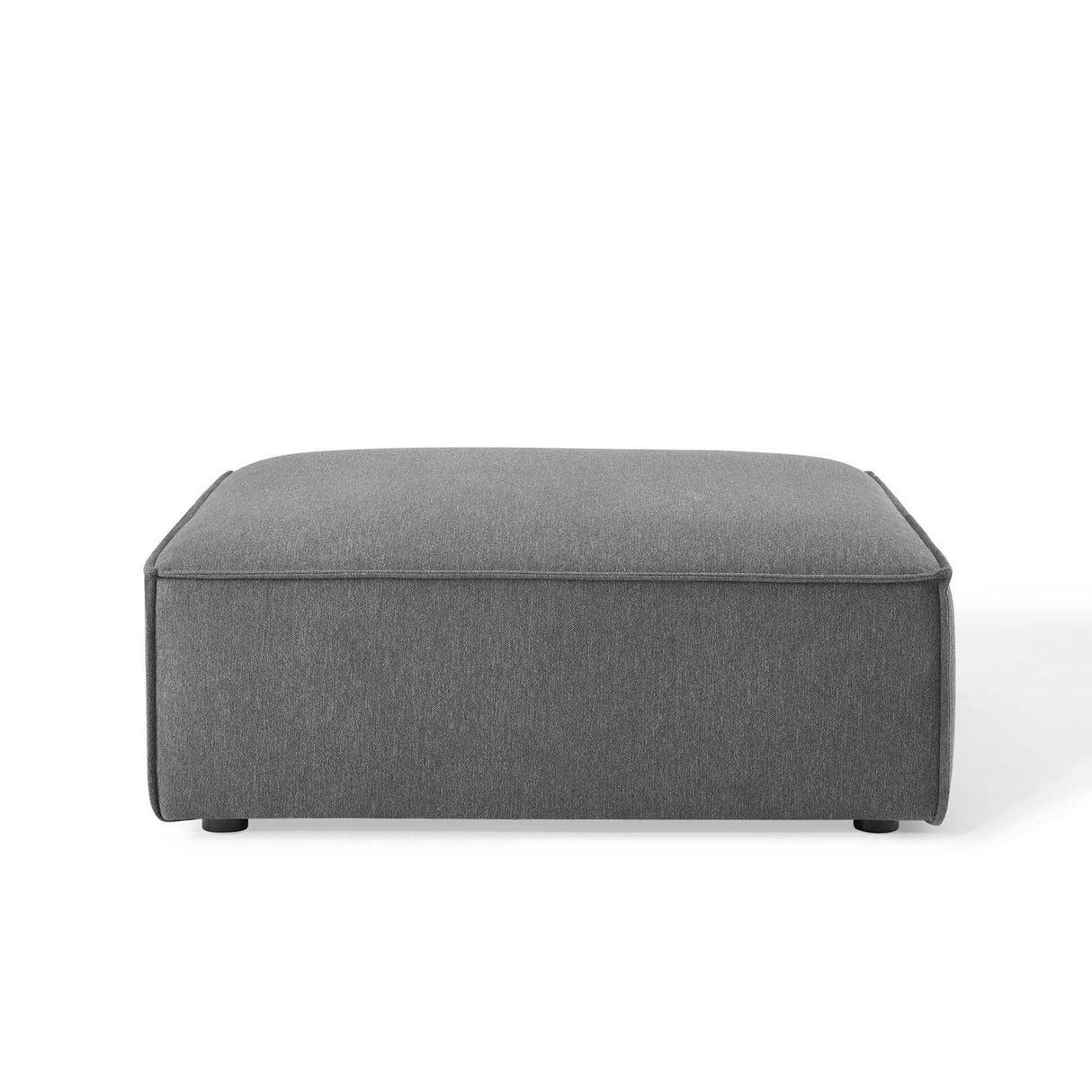 Modern Upholstered Fabric Sectional Ottoman – 42 Inch