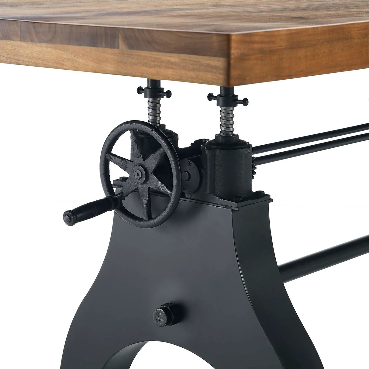 96 Inch Adjustable Height Solid Wood Dining and Conference Table