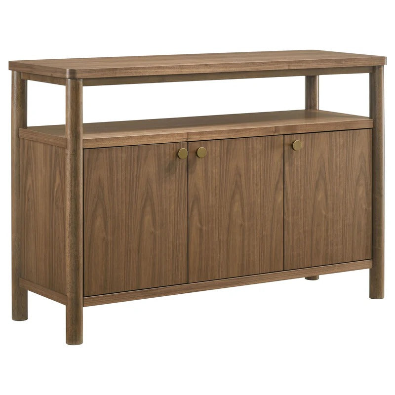 Crestmore Walnut Dining Sideboard Cabinet with Storage