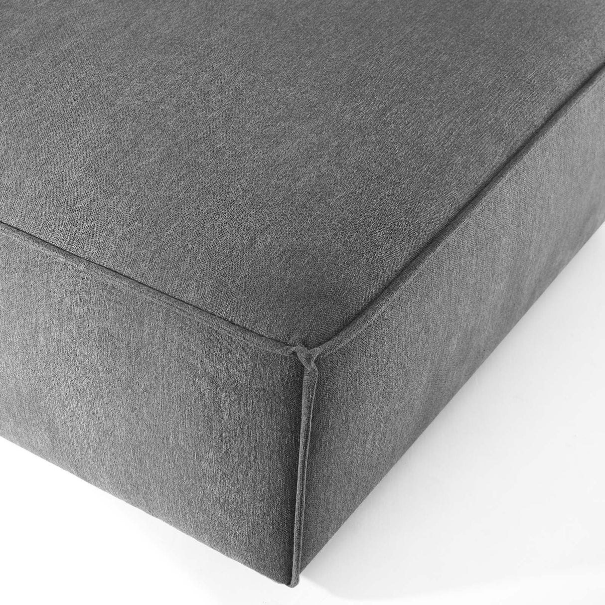 Modern Upholstered Fabric Sectional Ottoman – 42 Inch