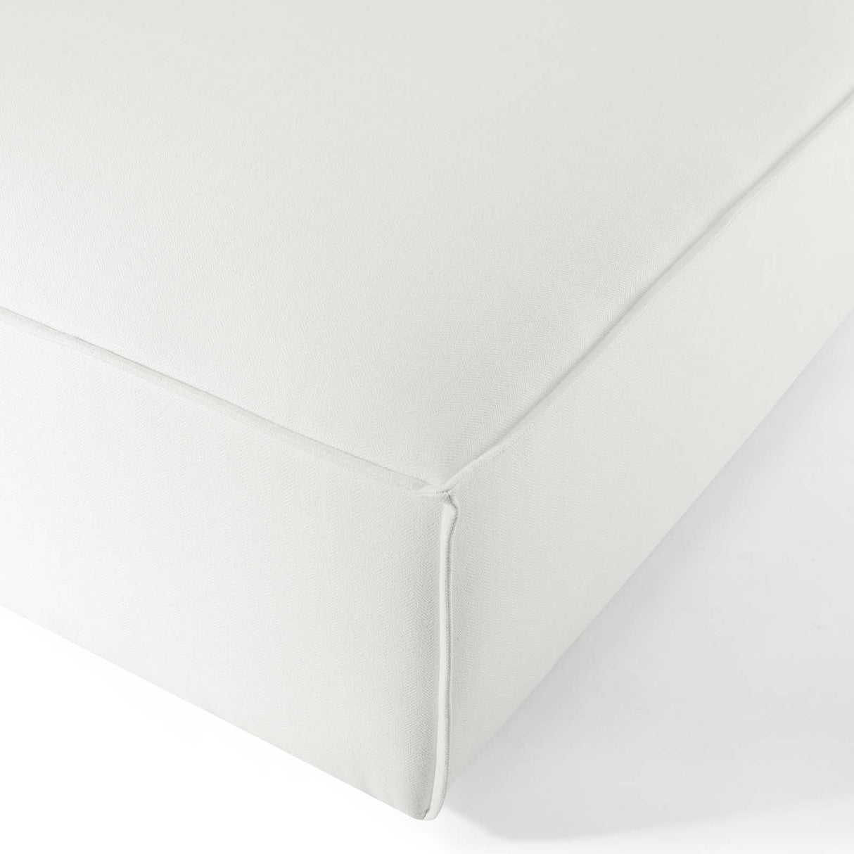 Modern Upholstered Fabric Sectional Ottoman – 42 Inch