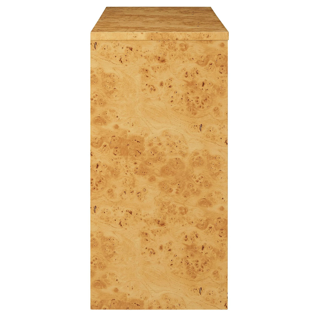 Modern Burl Wood 2-Door Sideboard – Natural 40 Inch