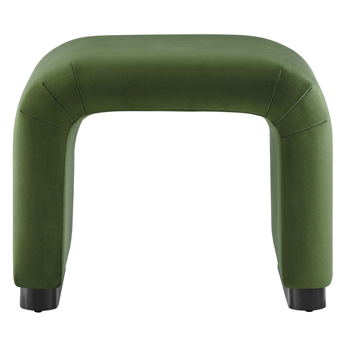 Waterfall Performance Velvet Stool – Velvet Upholstered 24 Inch