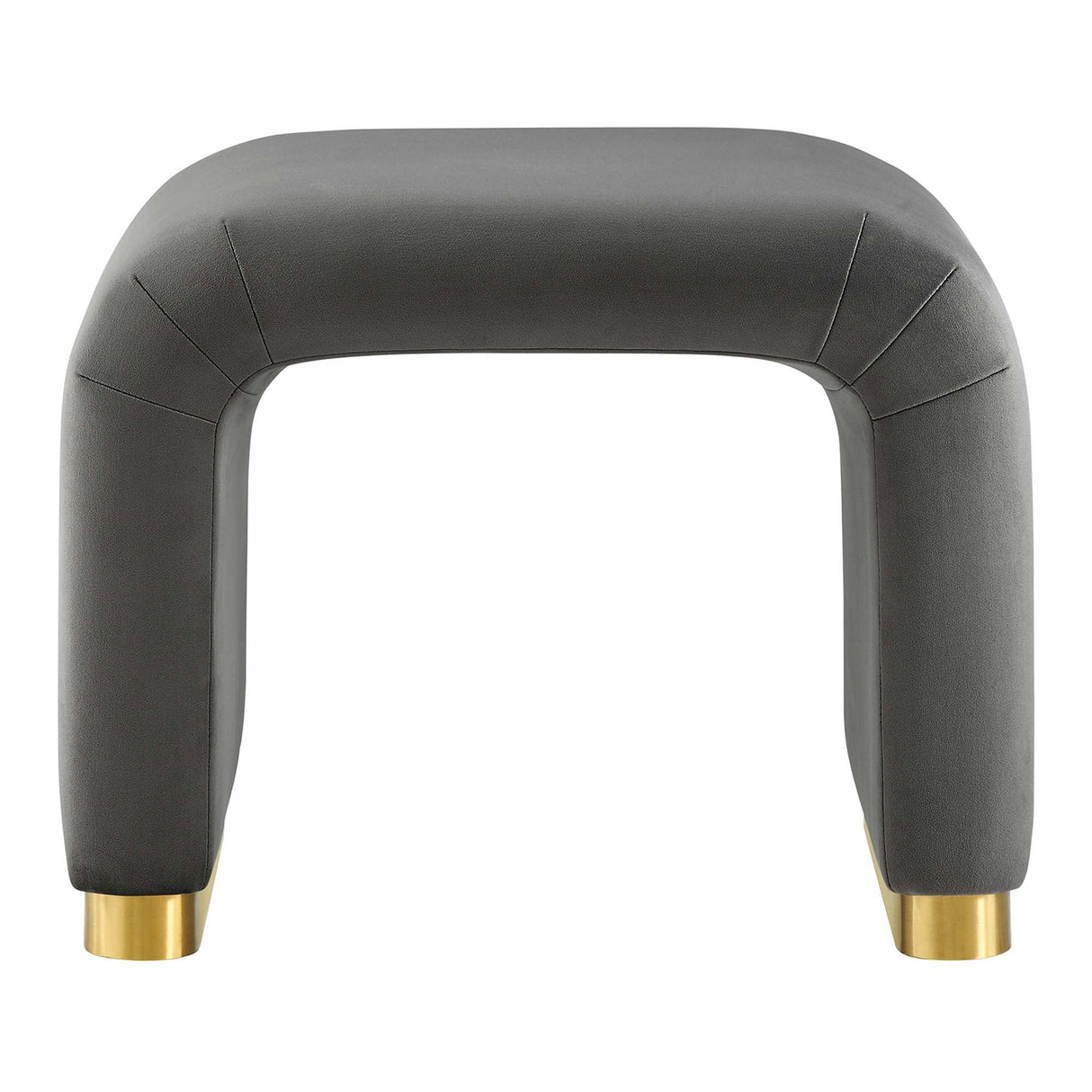 Waterfall Performance Velvet Stool – Velvet Upholstered 24 Inch