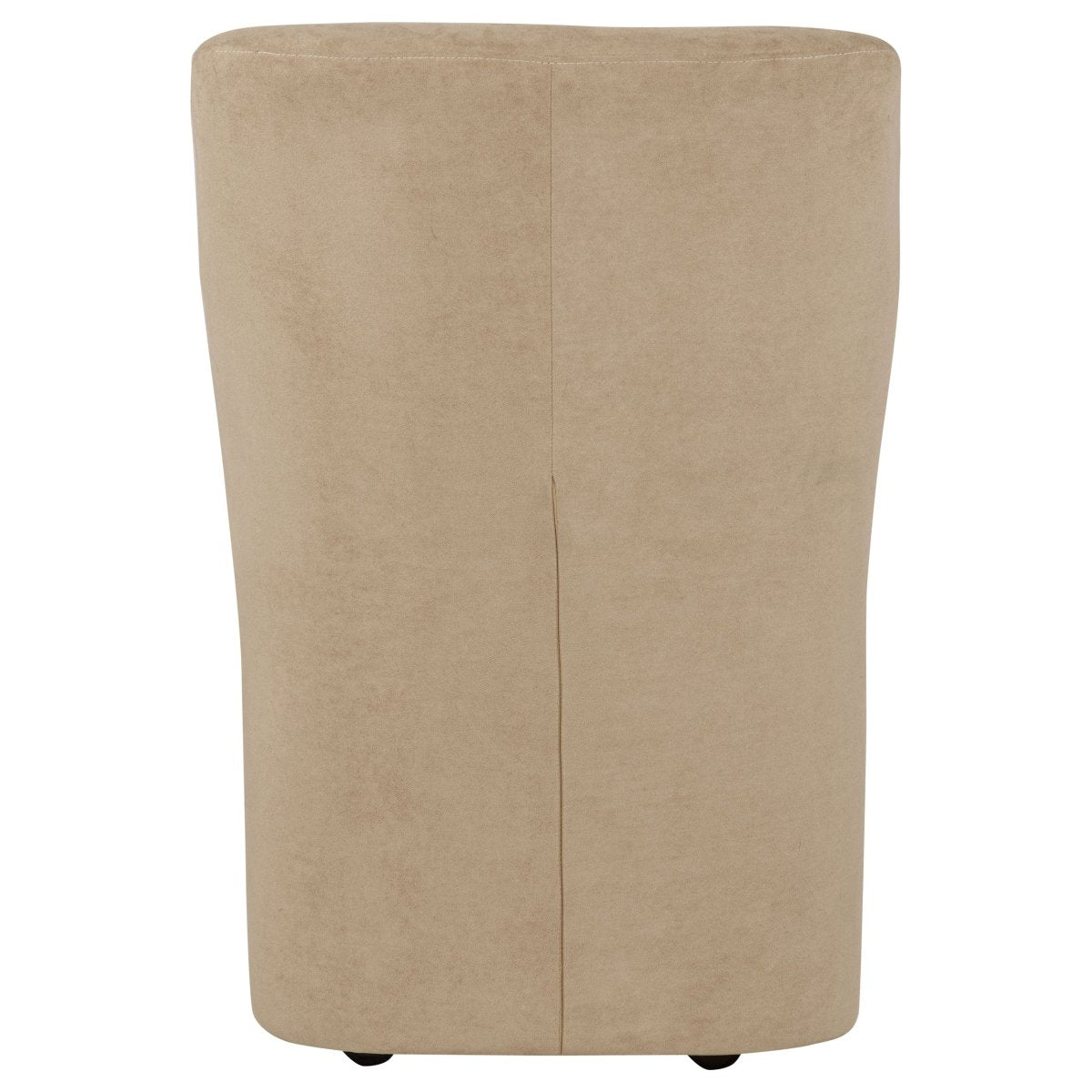 Jaelynn Tan Upholstered Parsons Dining Chair with Casters, Set of 2 - Dining Chairs & Benches available at Alpine Outlets in Denver