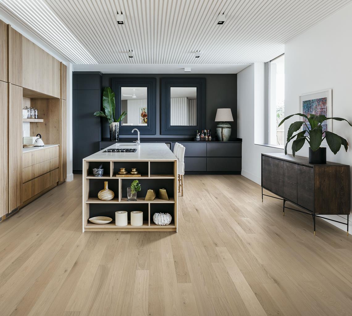 Kahrs Canvas Oak Fawn Matte 5" 1/2" Engineered Flooring - Hardwood Flooring available at Alpine Outlets in Denver