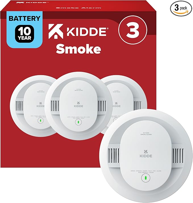 Kidde 20SD10 3-pack retail product