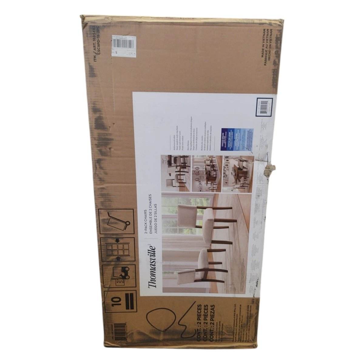 Lasalle Dining Chair 2 Set (ID N081247) - Alpine Outlets
