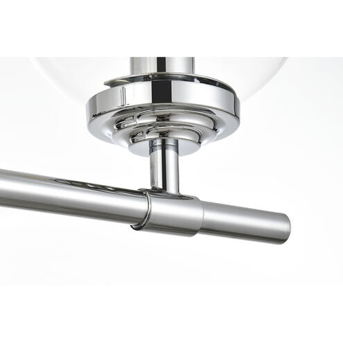 Ingrid 24 Inch 3 Light Chrome Bathroom Vanity Wall Sconce
