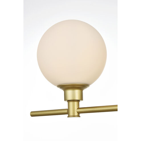 Cordelia 47 Inch 5 Light Brass Bathroom Vanity Wall Sconce