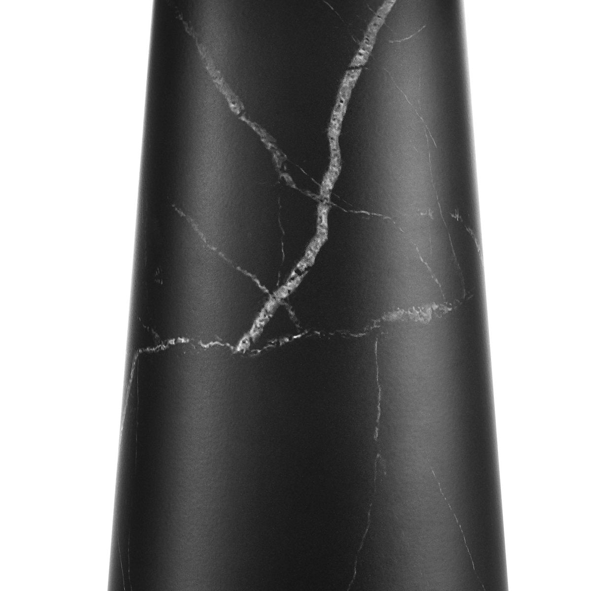 26" Black Marble Pattern Table Lamp with Pleated Shade - Lighting - Alpine Outlets