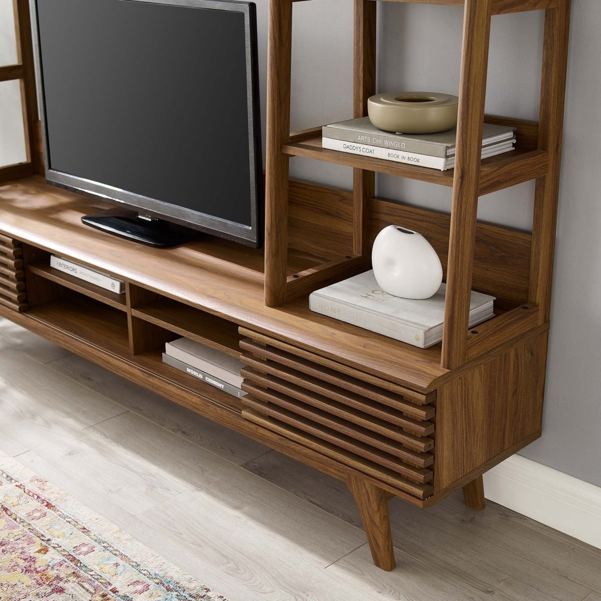 Mid Century Entertainment Center TV Stand 70 Inch - TV Stands available at Alpine Outlets in Denver