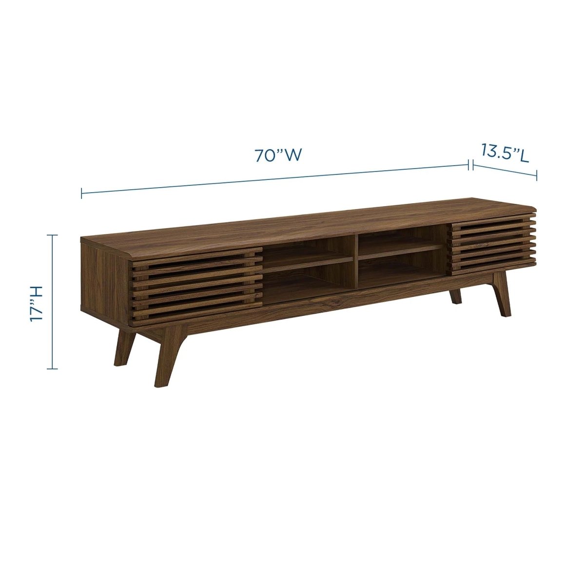 Mid Century Entertainment Center TV Stand 70 Inch - TV Stands available at Alpine Outlets in Denver
